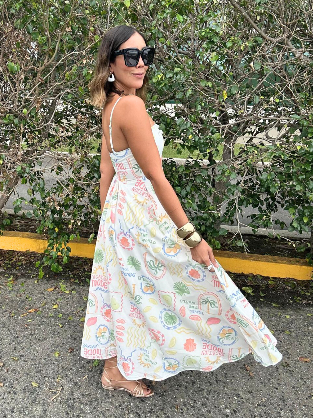 Greetings From Paradise Midi Dress