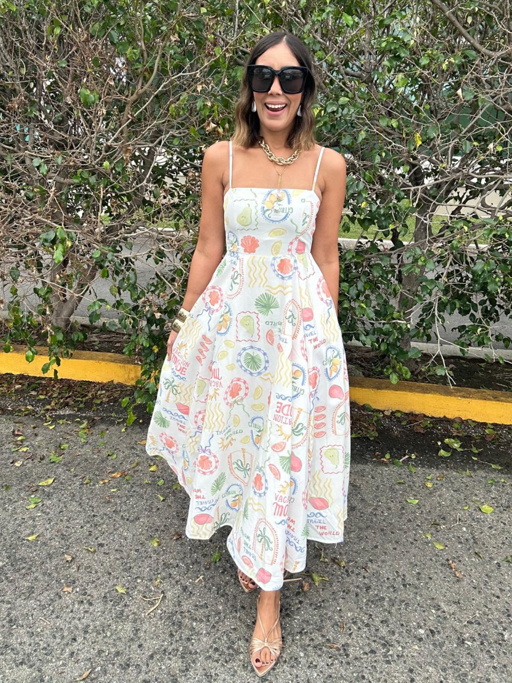 Greetings From Paradise Midi Dress