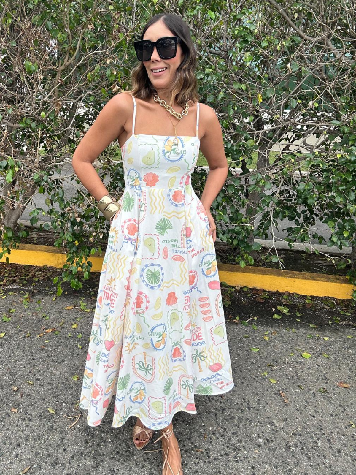 Greetings From Paradise Midi Dress