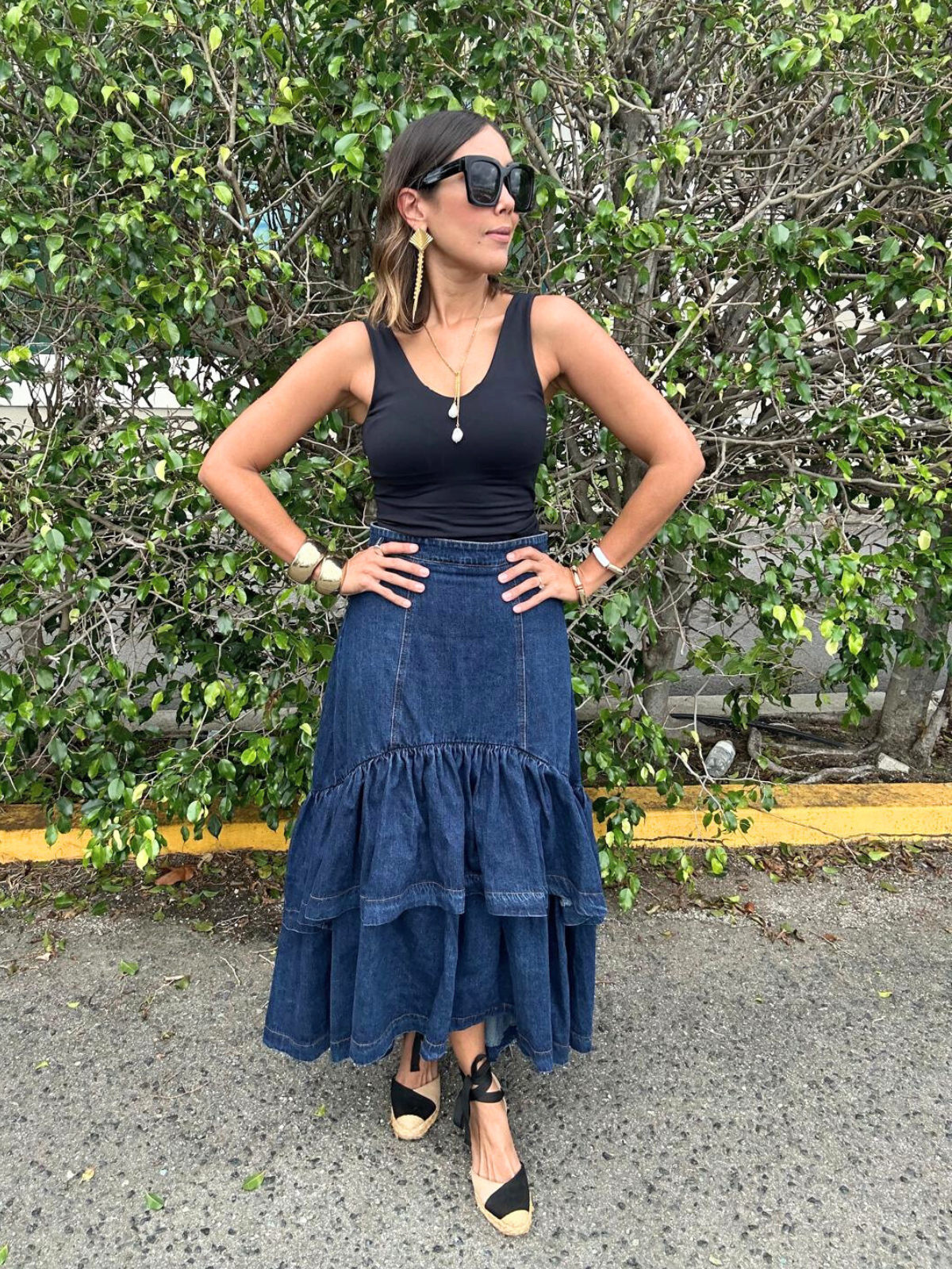 The Flirt Factor Denim Skirt