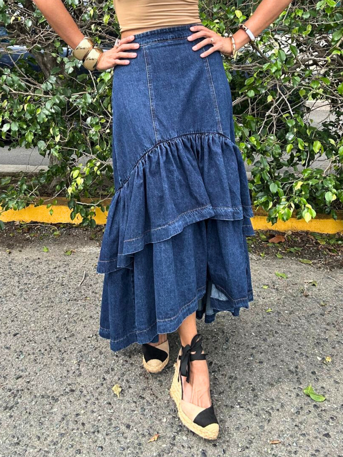 The Flirt Factor Denim Skirt