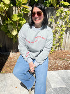 Comfort With Purpose Graphic Fleece Sweatshirt