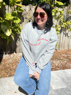 Comfort With Purpose Graphic Fleece Sweatshirt