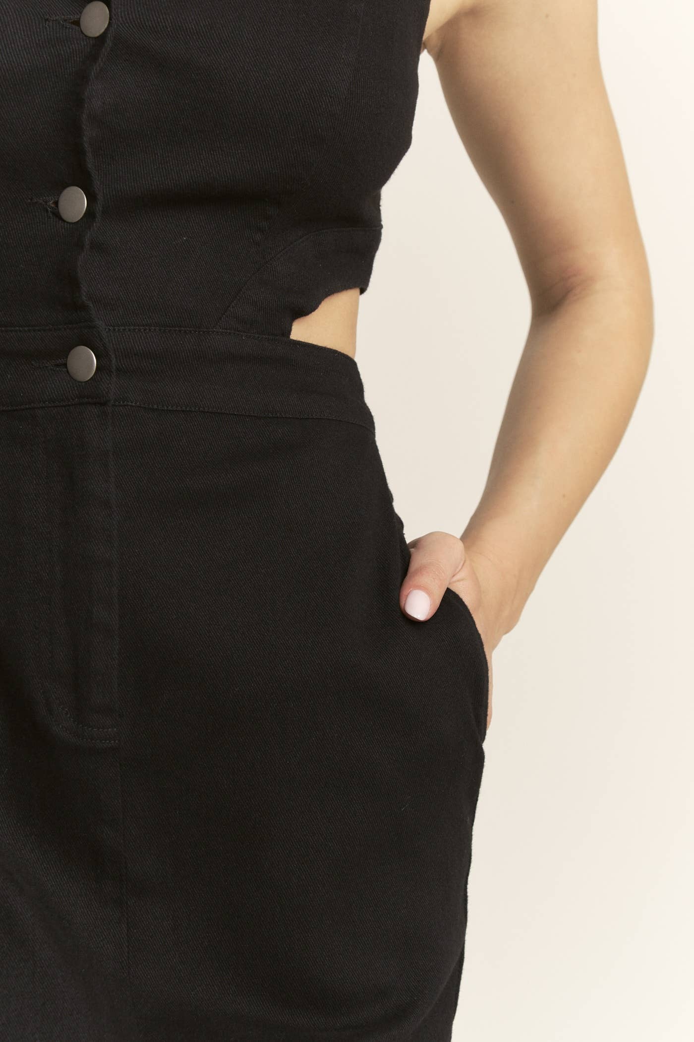Define Me Denim Midi Dress
