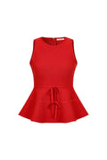 All Tied Up in Love Peplum Top