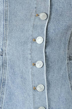 True to You Denim Top