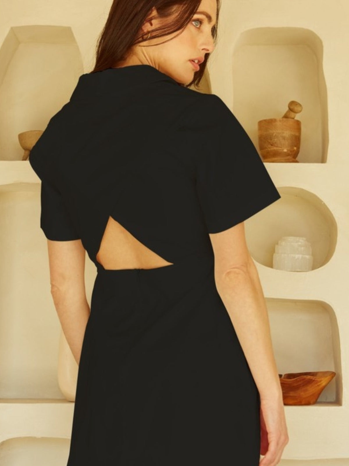 Dawn Short Sleeve Blazer Dress