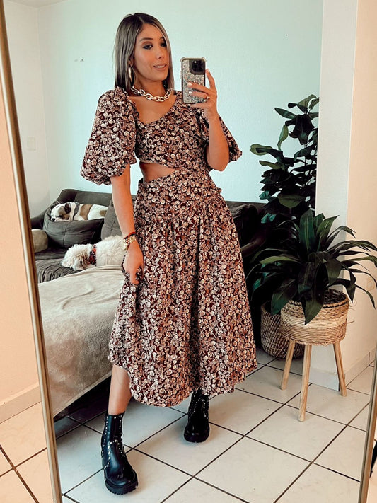 Sofie Asymmetrical Midi Dress