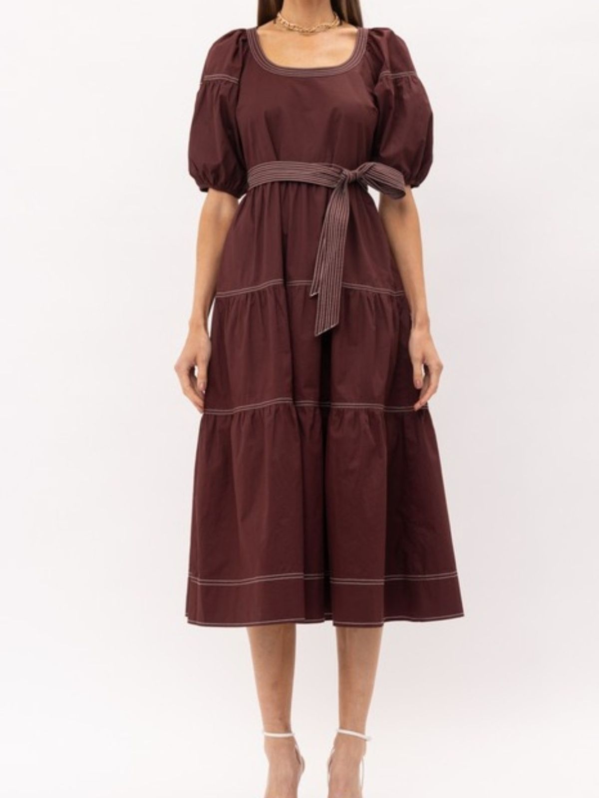 Sofie Tiered Midi Dress