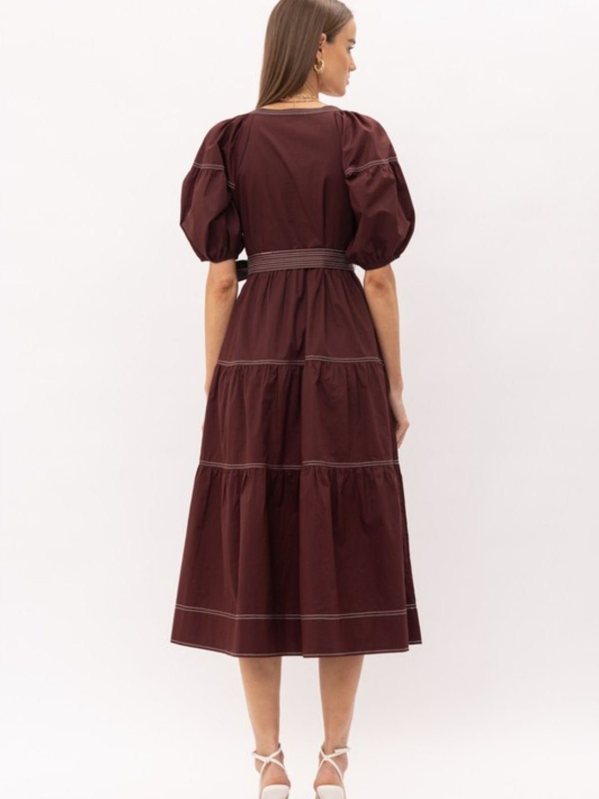 Sofie Tiered Midi Dress