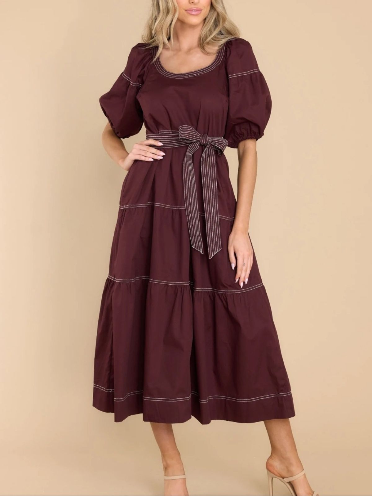 Sofie Tiered Midi Dress
