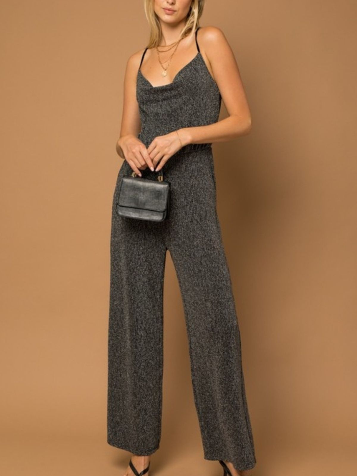 Save The Date Cowl Neck Jumpsuit