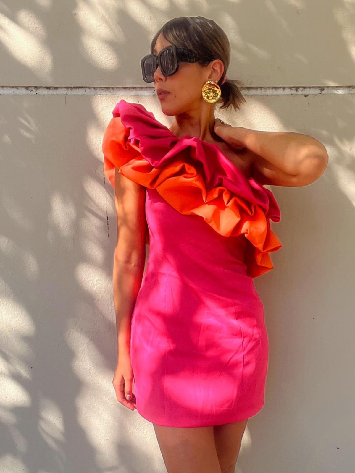 Unforgettable Bicolor Mini Dress