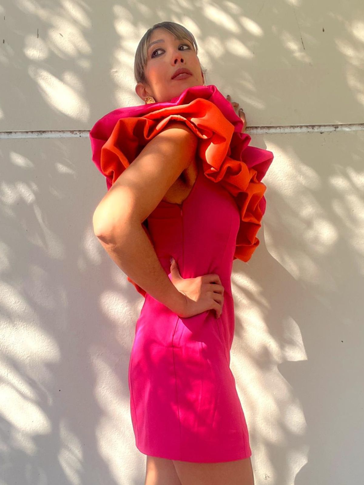 Unforgettable Bicolor Mini Dress