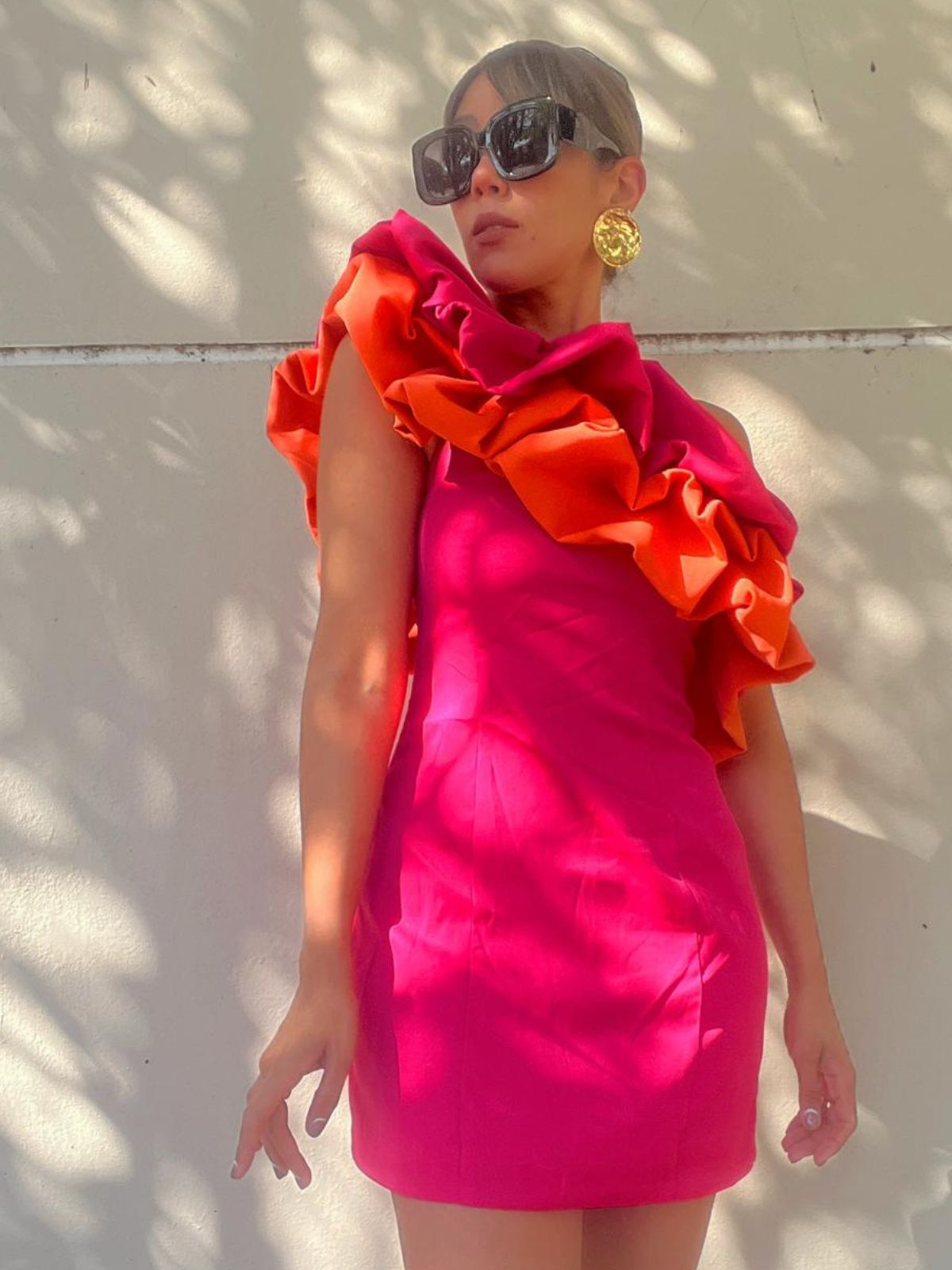 Unforgettable Bicolor Mini Dress