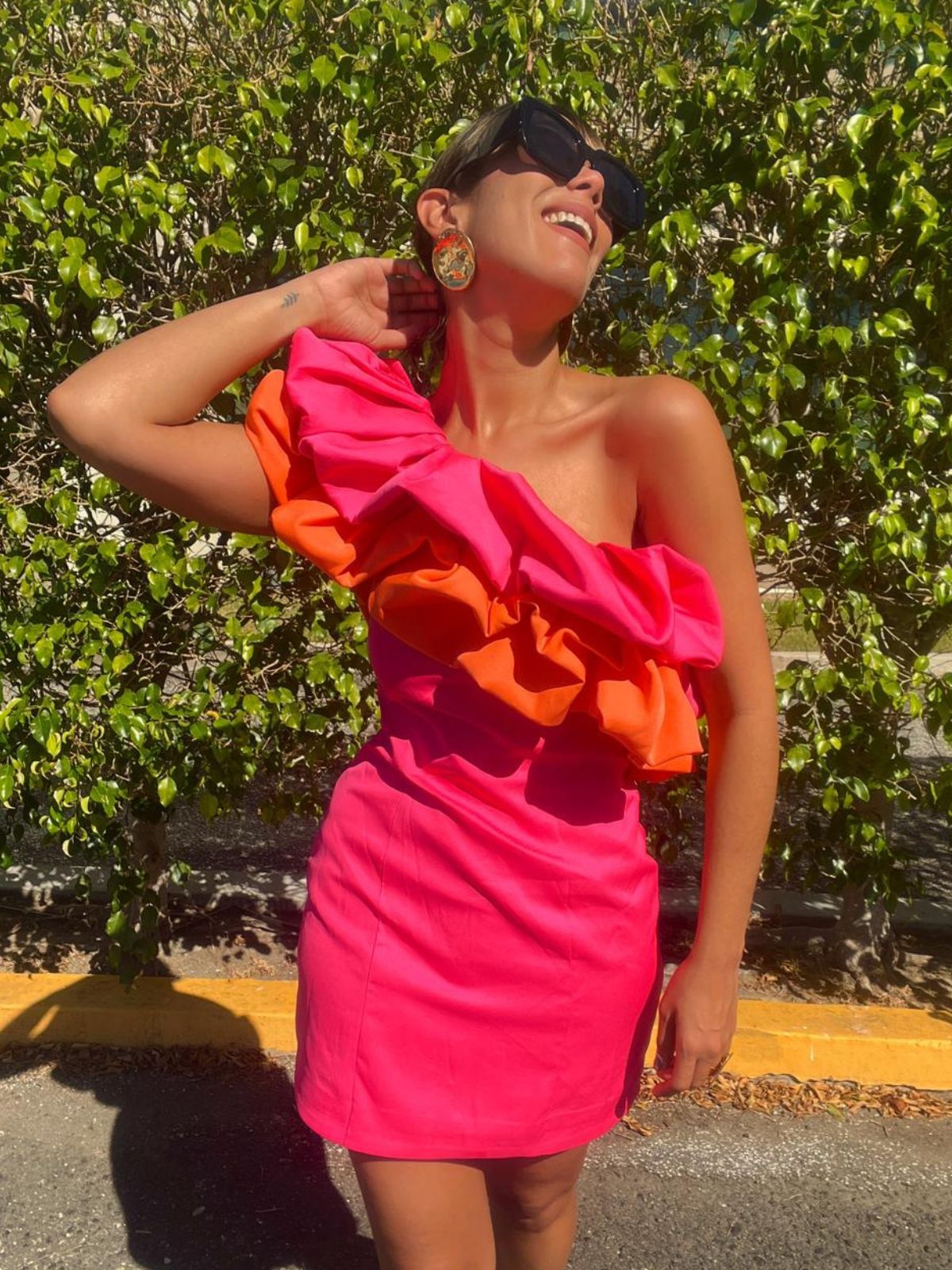 Unforgettable Bicolor Mini Dress