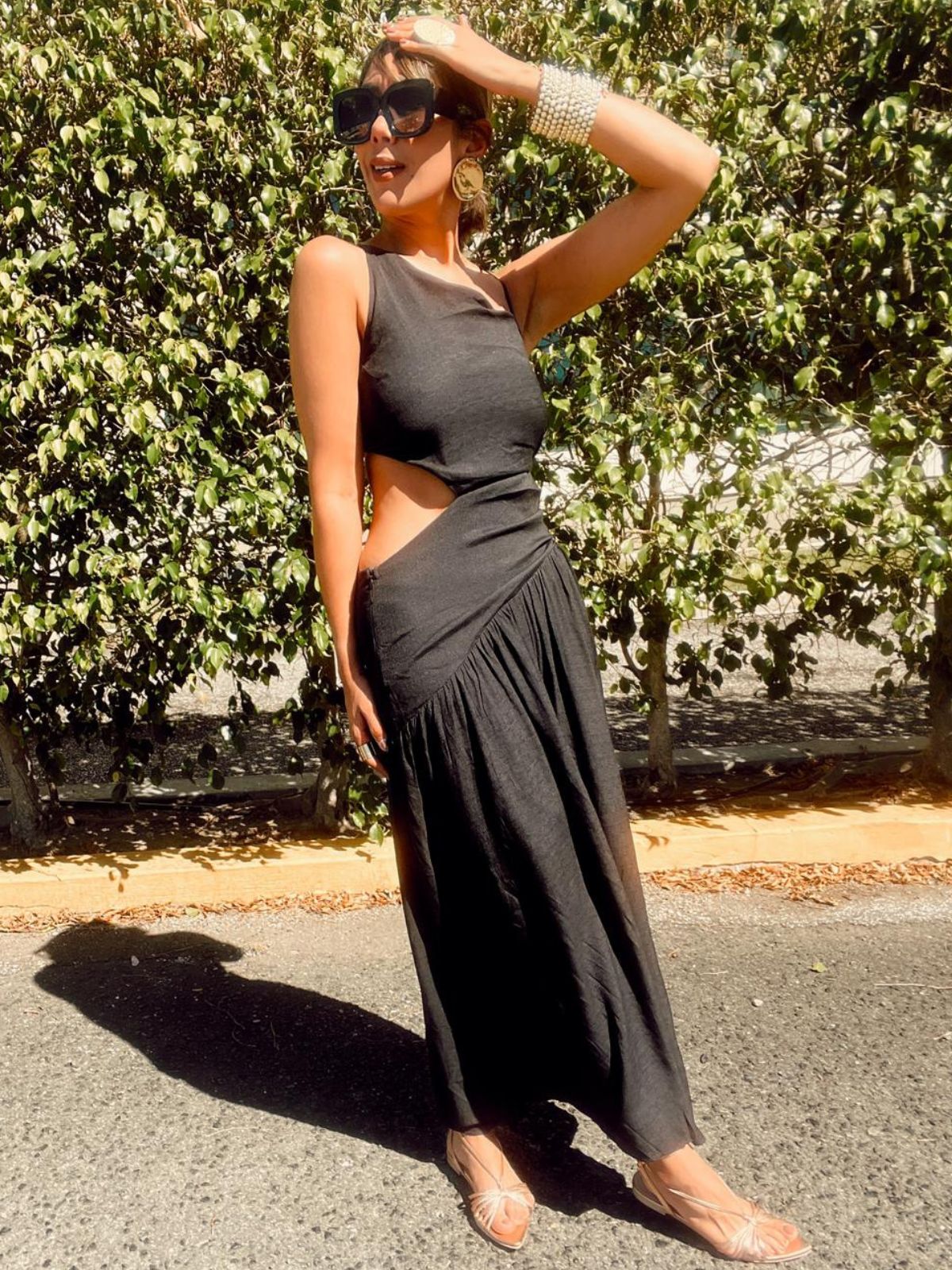 Love You So Tie Back Midi Dress