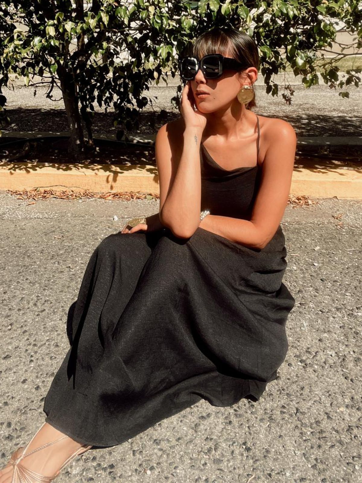 Love You So Tie Back Midi Dress