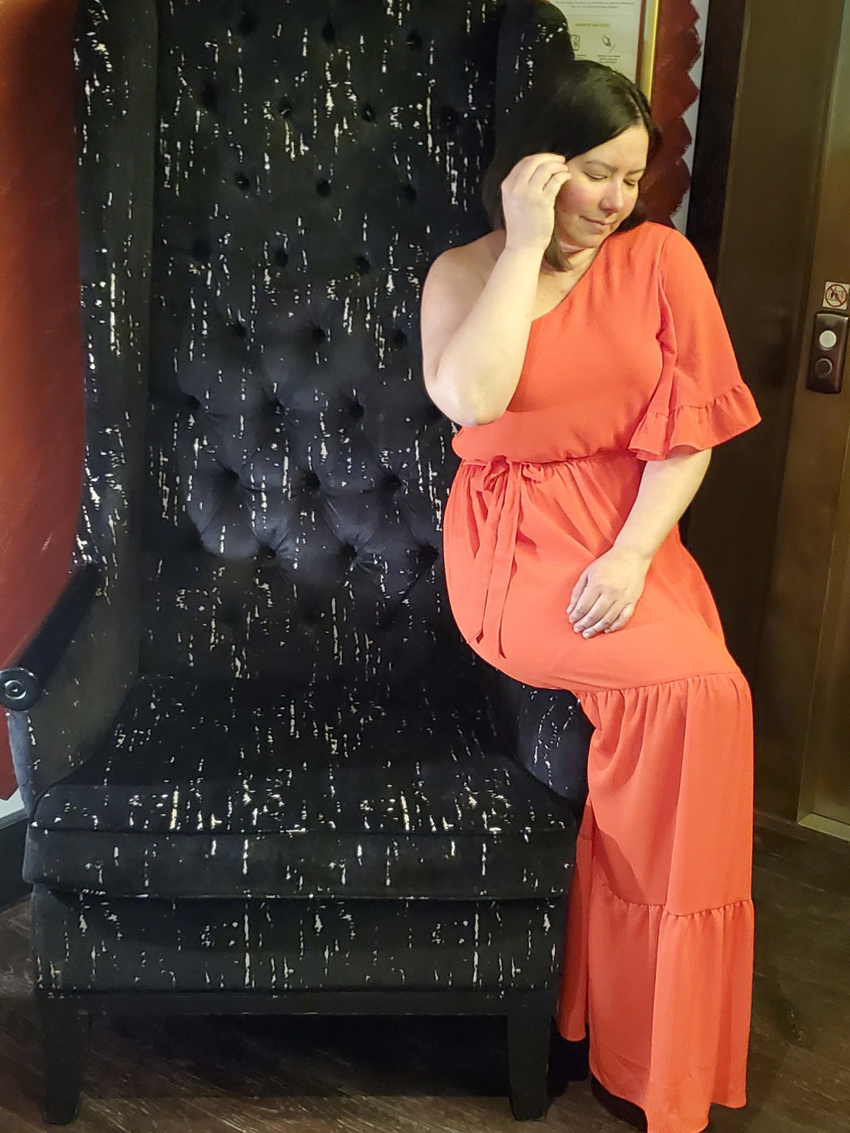 Found Love One Shoulder Maxi Dress