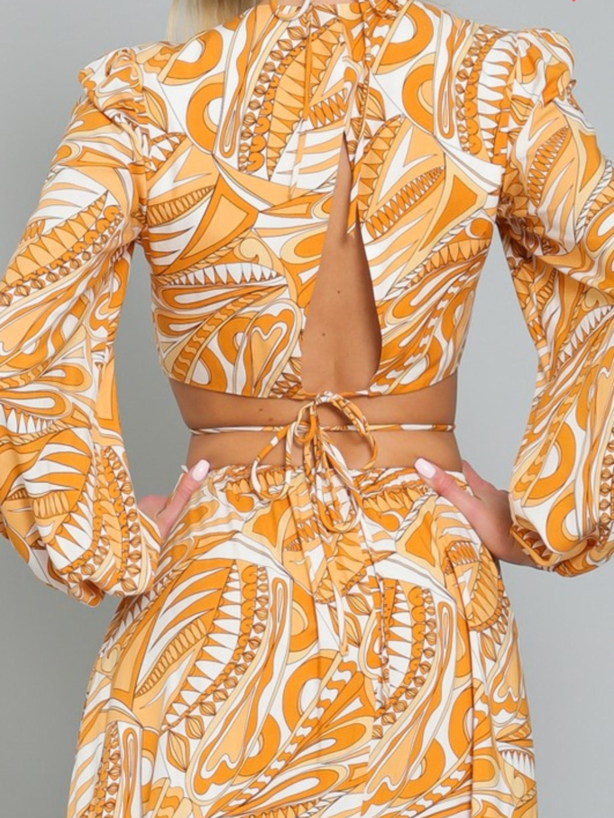 Saffron Cutout Maxi Dress