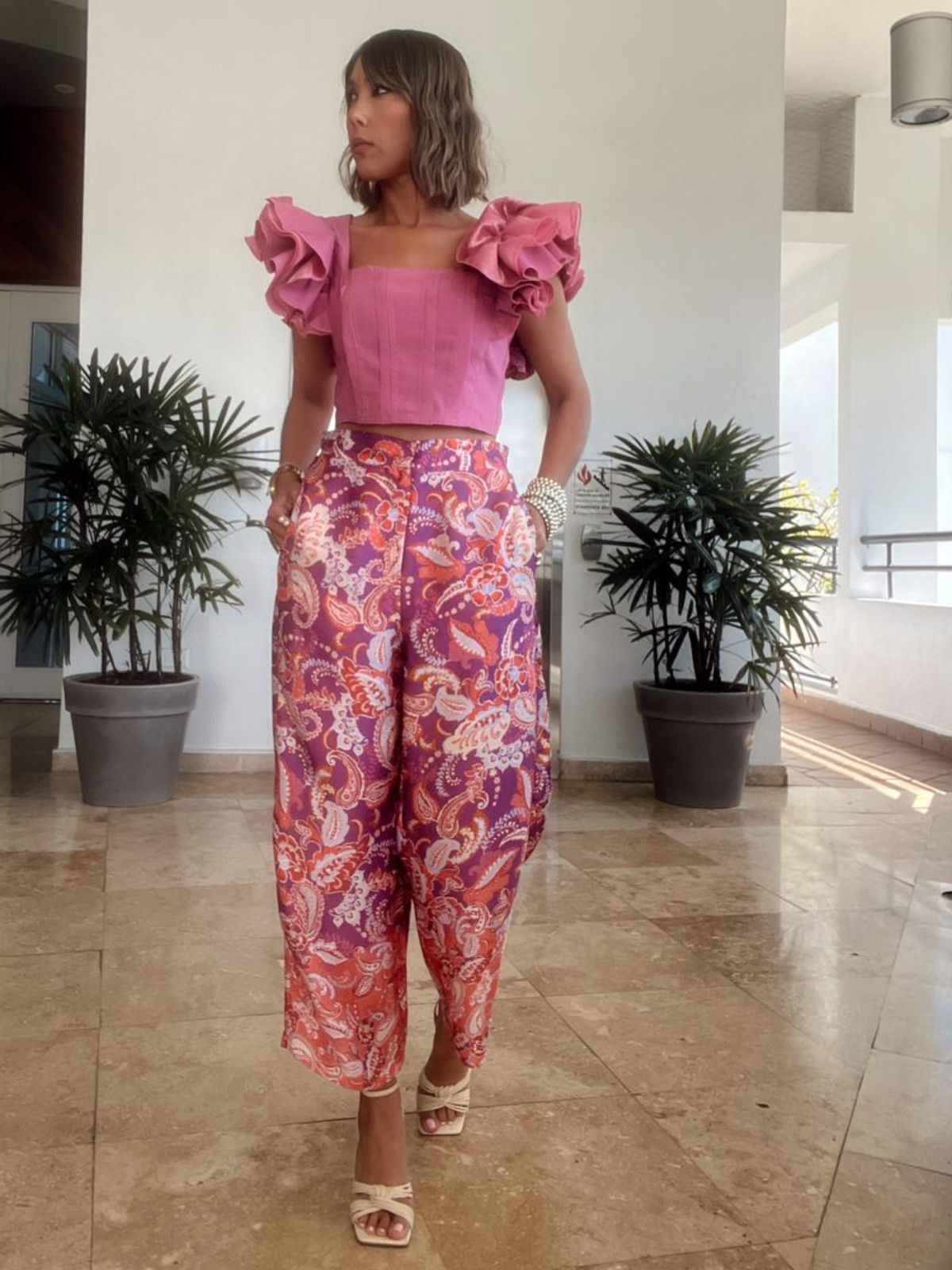 Give It All Sofia Ruffle Top